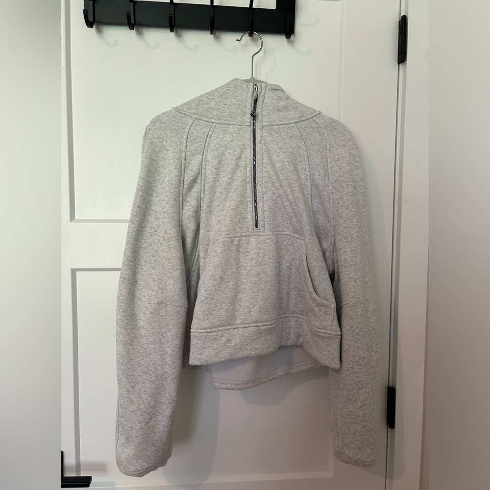Lululemon fleece scuba Cropped oversized half zip